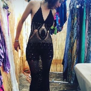 Ultimate goddess pineapple crochet maxi